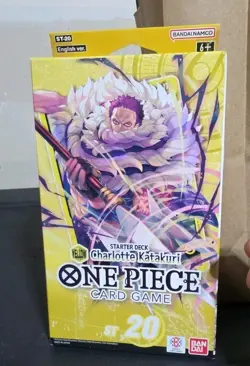 ONE PIECE TCG Charlotte Katakuri (Yellow) Starter Deck (ST-20) New W PRB01 Pack! - Image 1
