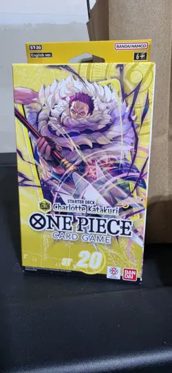 ONE PIECE TCG Charlotte Katakuri (Yellow) Starter Deck (ST-20) New W PRB01 Pack! - Image 2