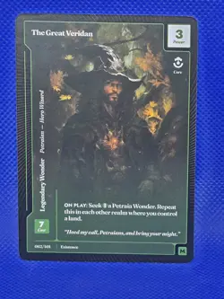 Wonders of The First The Great Veridan Mythic Rare Existence - Image 1