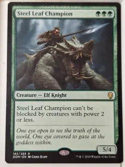Steel Leaf Champion - Dominaria - Magic the Gathering MTG Nice! - Image 1