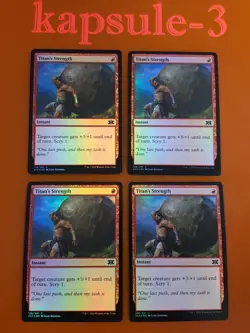 4x Titan's Strength | FOIL | Double Masters 2022 | MTG Magic Cards - Image 1