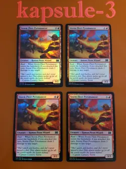 4x Storm Fleet Pyromancer | FOIL | Double Masters 2022 | MTG Magic Cards - Image 1