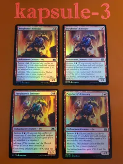 4x Purphoros's Emissary | FOIL | Double Masters 2022 | MTG Magic Cards - Image 1