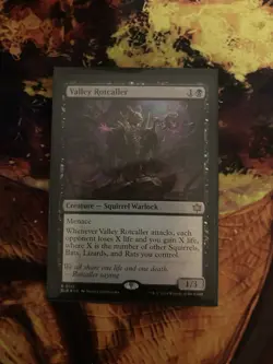 1x Valley Rotcaller MTG Bloomburrow Rare Foil NM - Image 1