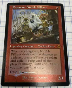 Ragavan, Nimble Pilferer (Retro Frame) Modern Horizons 2 Foil #11 MTG Monkey - Image 1