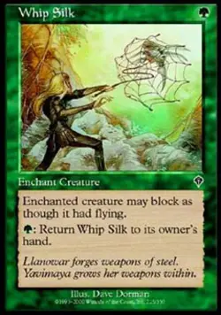 Whip Silk - Light Play MTG Invasion - Image 1