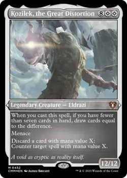 MTG English Kozilek, the Great Distortion (Foil Etched) NM Foil - Image 1