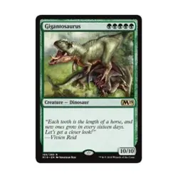 WOTC MtG Core Set 2019 Gigantosaurus (R) (Foil) NM - Image 1