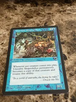 UNSTABLE SHAPESHIFTER Magic the Gathering MTG Tempest MP - Image 1