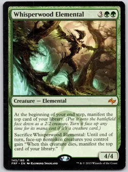 Whisperwood Elemental - Fate Reforged FRF - MTG - LP Magic - 145 M - Image 1