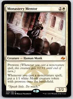 Monastery Mentor - Fate Reforged FRF - MTG - LP Magic - 20 M - Image 1