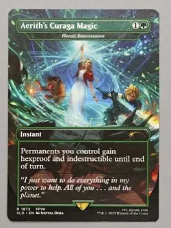 MTG x FINAL FANTASY SECRET LAIR - AERITH'S CURAGA MAGIC #1872 NON-FOIL *NM* - Image 1
