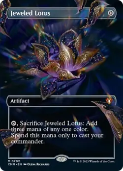 MTG English Jeweled Lotus (Borderless) NM Foil Commander Masters - Image 1