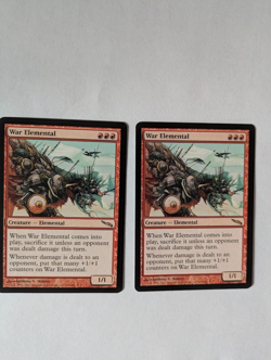 2 War Elemental Mirrodin MTG NM Free shipping with traxking - Image 1
