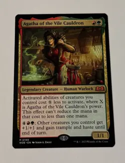 MTG Agatha of the Vile Cauldron - Wilds of Eldraine NM - Image 1