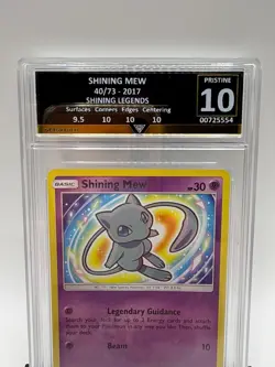 Shining Mew 40/73 – Shining Legends – GetGraded Pristine 10 – Pokemon Slab - Image 3