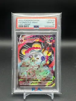 2022 Pokemon SWSH Orbeetle VMAX Trainer Gallery Full Art Rare #TG13 PSA 10 - Image 1