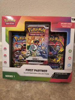 Pokemon TCG First Partner Illustration Collection Series 1 New Sealed - Image 1