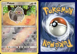 LP Pokemon Pidove - 174/236 - Common - Reverse Holo Lightly Played Unified Minds - Image 1