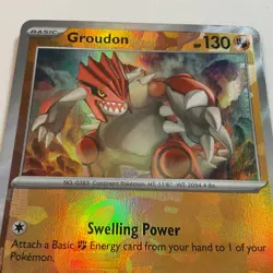 Pokemon Groudon Master Ball Pattern 049/131 Prismatic Evolutions - Image 3