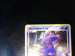 Pokemon TCG Mismagius GL 10/111 Holo Rare Platinum Rising Rivals MP - Image 2