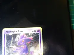 Pokemon TCG Mismagius GL 10/111 Holo Rare Platinum Rising Rivals MP - Image 3