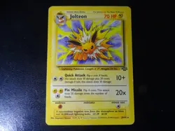 Jolteon 20/64 Non-Holo Rare - Jungle Set WOTC 1999 Pokemon TCG - MP - Image 1