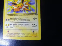 Jolteon 20/64 Non-Holo Rare - Jungle Set WOTC 1999 Pokemon TCG - MP - Image 2