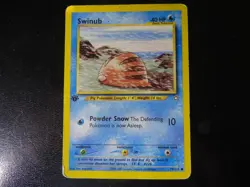 Swinub 79/111 - 1st Edition - Neo Genesis - Pokemon Card - hp - Image 1