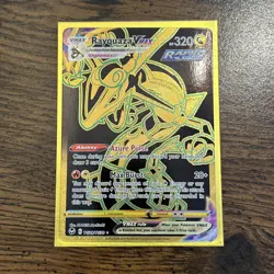 Pokemon Rayquaza VMAX Secret Rare Full Art Holo 320HP TG29/TG30 Silver Tempest - Image 3