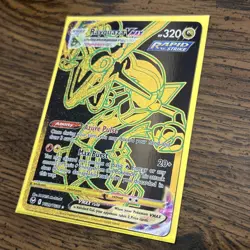 Pokemon Rayquaza VMAX Secret Rare Full Art Holo 320HP TG29/TG30 Silver Tempest - Image 4