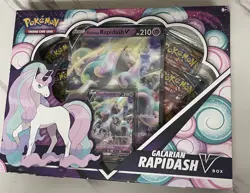 Pokemon TCG GALARIAN RAPIDASH V BOX 820650808739 - Image 1