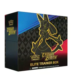 Pokemon TCG Crown Zenith Elite Trainer Box Lucario English The Pokemon Company - Image 1