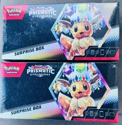 FACTORY SEALED Pokemon TCG Prismatic Evolutions Surprise Box NEW - Lot (2) 🔥🔥 - Image 1