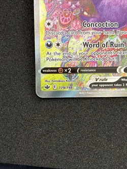 Galarian Slowking V - 179/198 - Pokemon Chilling Reign Alternate Art Pokemon tcg - Image 5