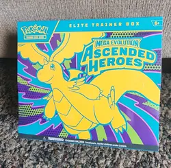 Pokemon TCG: Ascended Heroes Elite Trainer Box (ETB) New Factory Sealed - Image 1