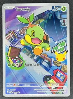 First Partner Illustration Turtwig Promo Full Art Holo 040 Pokemon TCG - Image 1