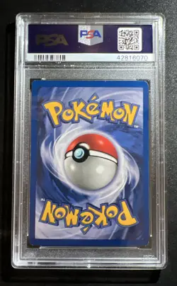 1999 Pokemon Ivy Pikachu #1 Black Star 1st Edition League Promo Error PSA 9 - Image 2