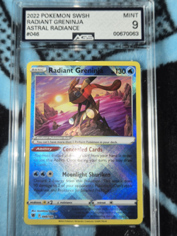 Pokemon Radiant Greninja Astral Radiance 046/189 Radiant Rare Holo AGS 9 130HP - Image 1