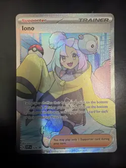 The Pokemon Company Iono 254/193 Paldea Evolved Ultra Rare Trainer Holo English - Image 1