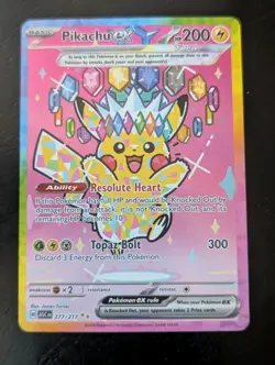 2026 POKEMON ASC EN-ASCENDED HEROES SPECIAL ILLUSTRATION RARE SIR PIKACHU EX 277 - Image 1