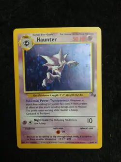 Pokemon Haunter 6/62 – Fossil – Holo Rare - Image 1