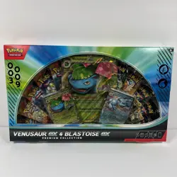 Venusaur ex Blastoise ex Premium Collection GameStop Exclusive - Pokemon TCG - Image 1