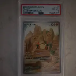 Pokemon Klawf 217/198 SV01 Scarlet Violet Base Illustration Rare Holo PSA 8 - Image 1