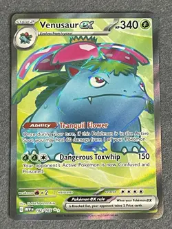 Pokemon TCG - Venusaur ex Full Art - 182/165 - SV - Scarlet & Violet 151 - NM - Image 1