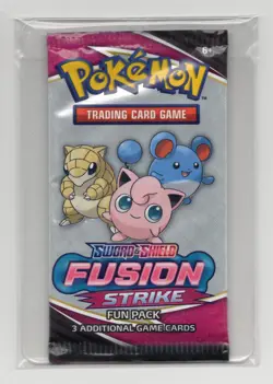 Fusion Strike Pokemon Fun Pack (3 Cards) Sealed Sample Pack - Canadian Seller - Image 1