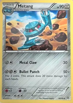 Metang 48/98 Uncommon Ancient Origins Pokemon Lightly Played - Image 1