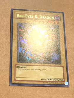 yugioh Red Eyes Black Dragon JMP-002 Ultra Rare Promo Played - Image 5
