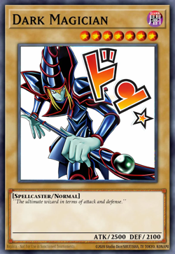 YuGiOh Dark Magician RA05-EN083 STAMPED ART Rarity Collection 5 - Image 1