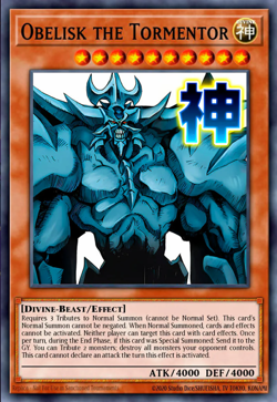 YuGiOh Obelisk the Tormentor RA05-EN129 STAMPED ART Rarity Collection 5 - Image 1